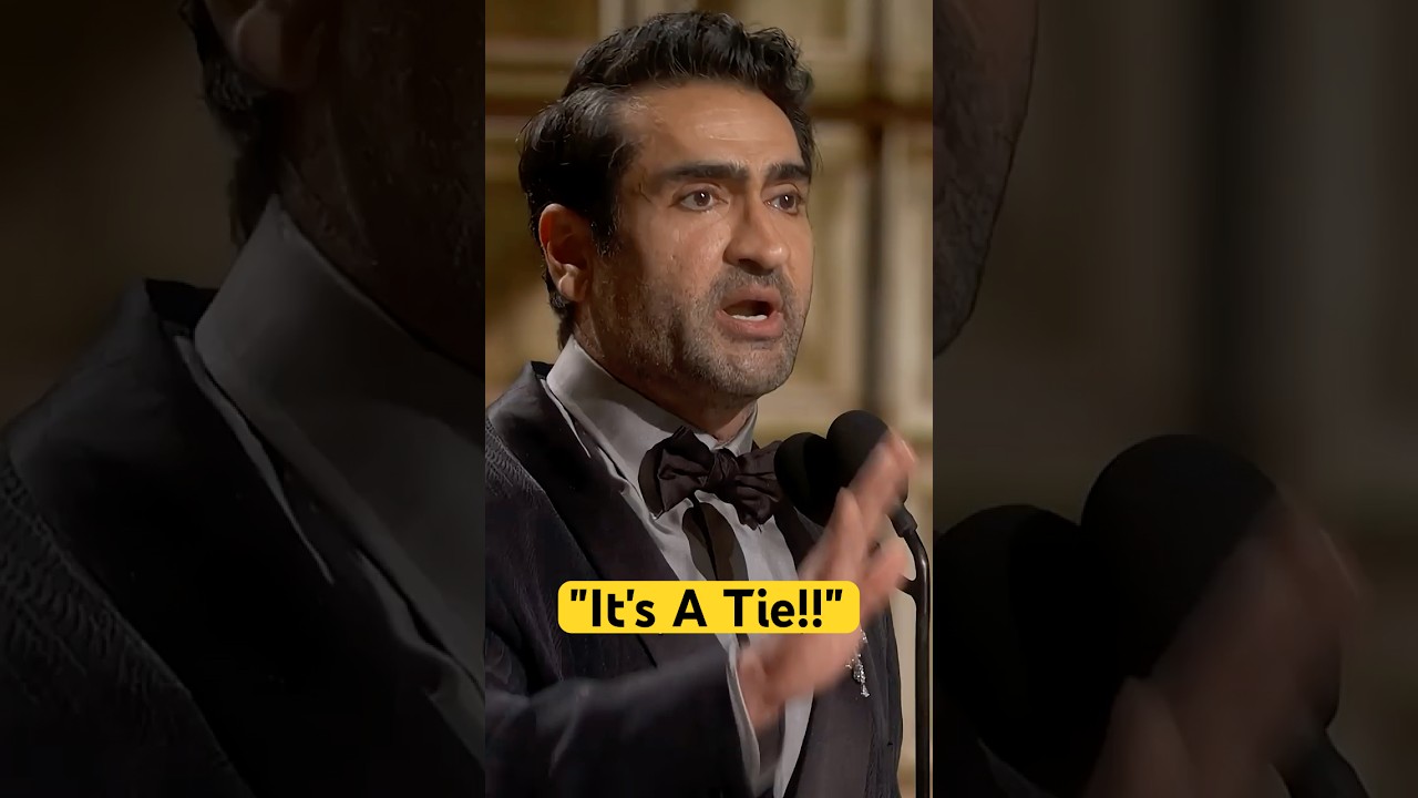 “It’s A Tie!” Kumail Nanjiani Reacts Quickly at the 98th Oscars!
