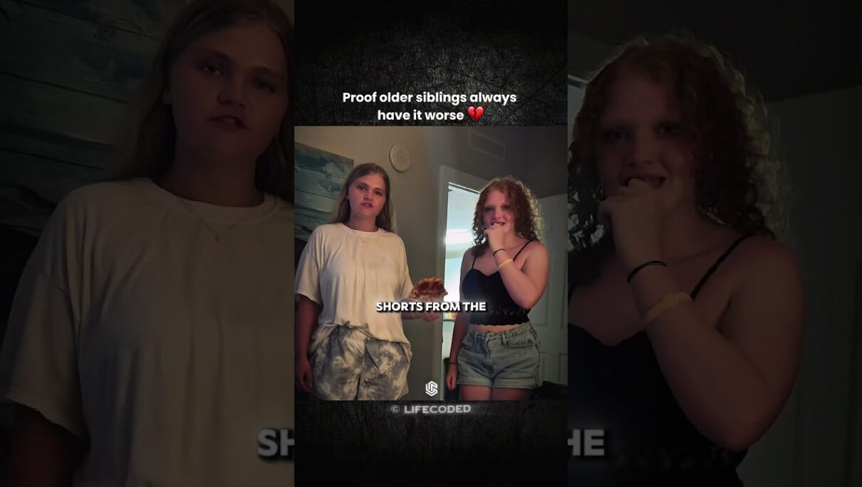 Older sister confronts mom over double standards between her and her younger sister 💔 #core #kidss