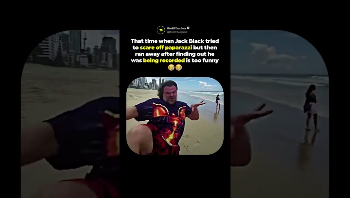 Jack Black’s Hilarious Paparazzi Fail