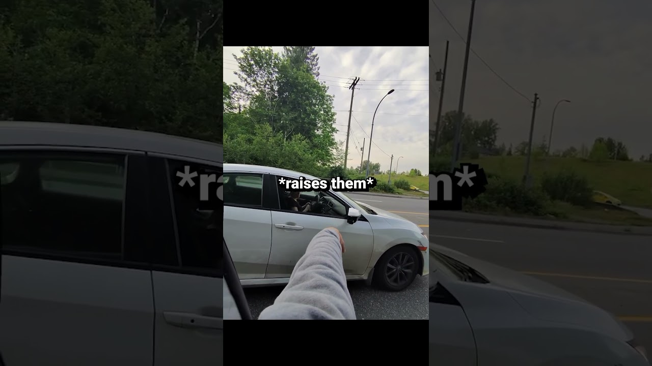 Hiesenberg In Traffic.. #roadrage #driving #funny