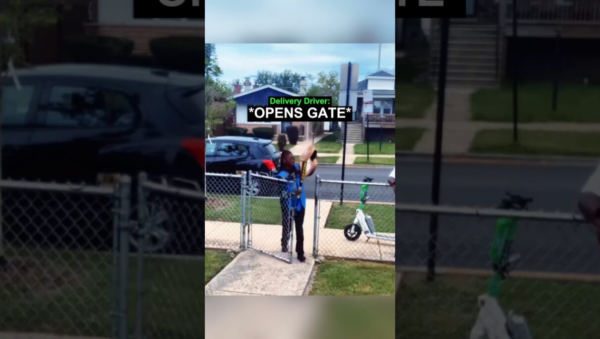 When a Delivery Driver Outsmarts a Porch Pirate…