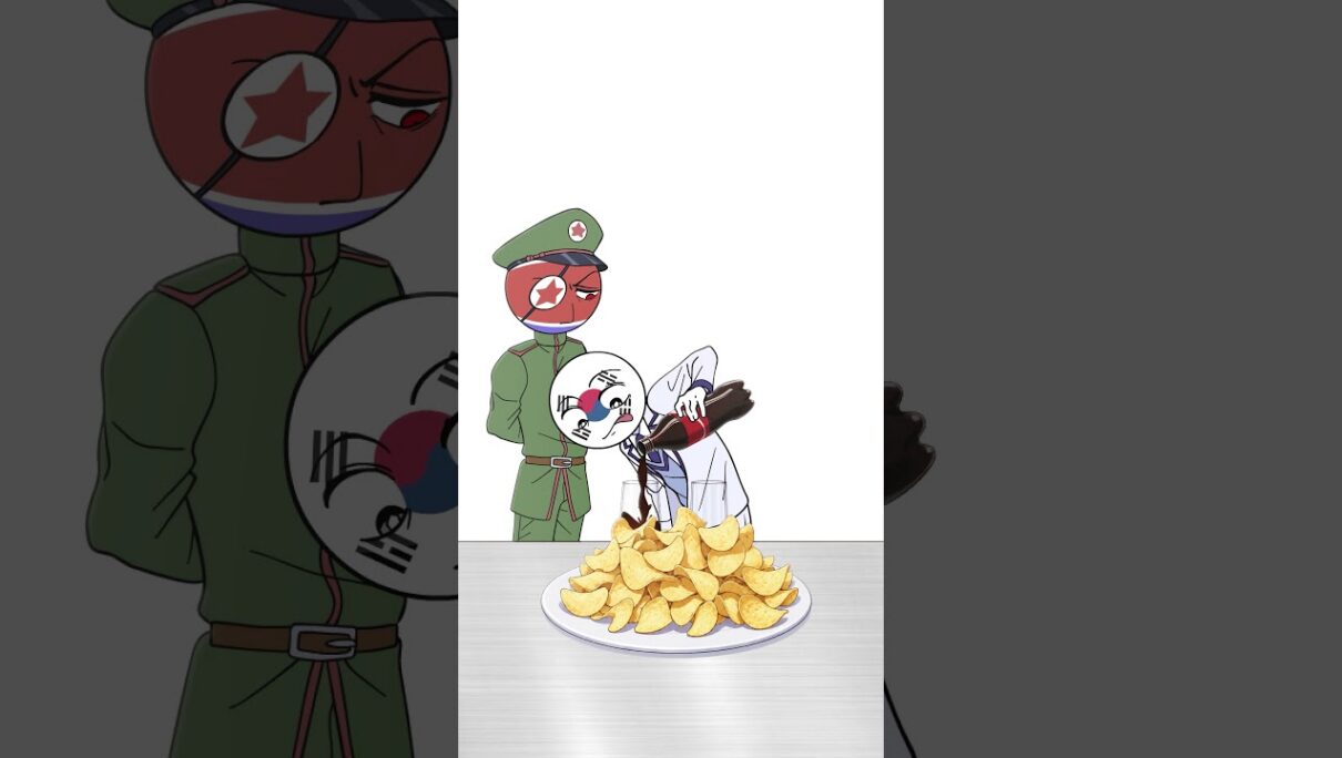 GLASS OF COKE FOR KOREA 🍷 #countryhumans