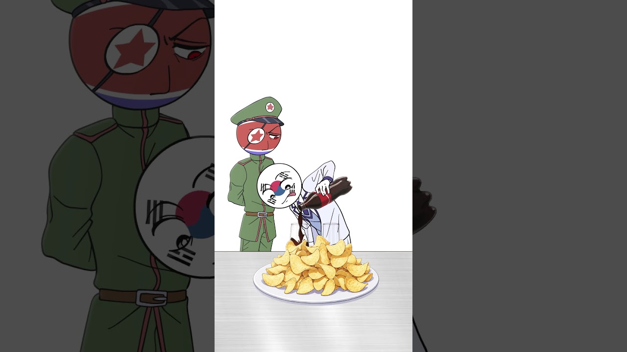 GLASS OF COKE FOR KOREA 🍷 #countryhumans
