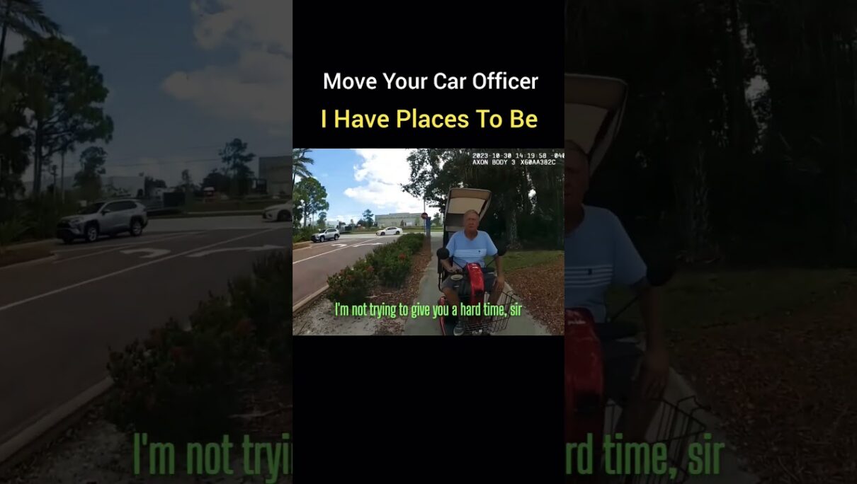 Move Your Car Officer #shortsvideo #shortsfeed #cops