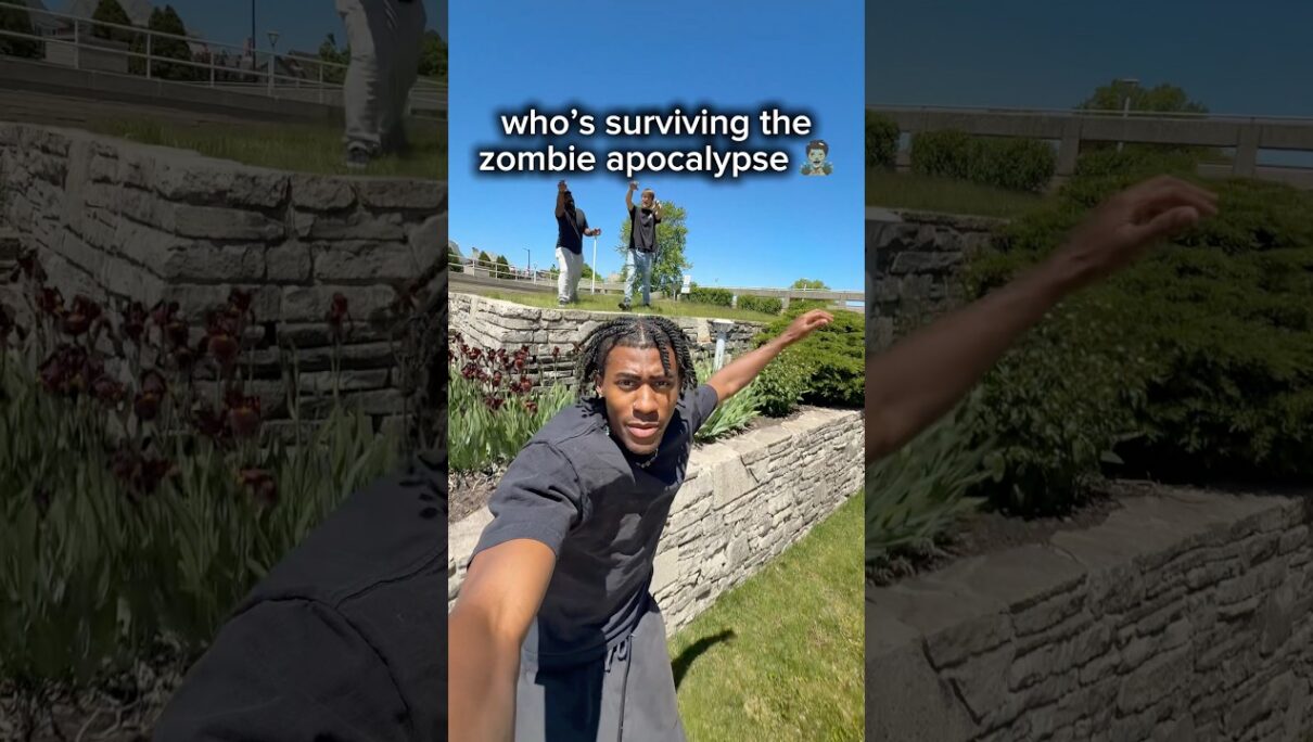 Who’s Escaping the Zombie? 🧟‍♂️💀
