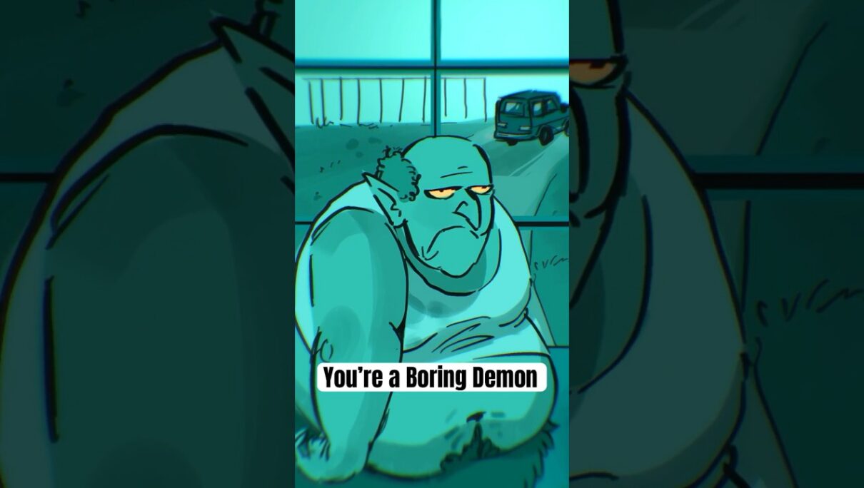 Average Life of Boring Demon #animation #shorts #dnd