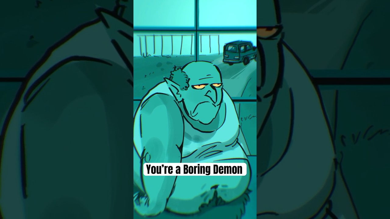 Average Life of Boring Demon #animation #shorts #dnd