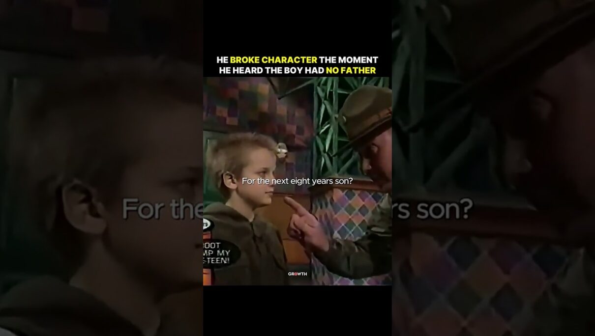 He Broke Character The Moment He Heard The Boy Had No Father.