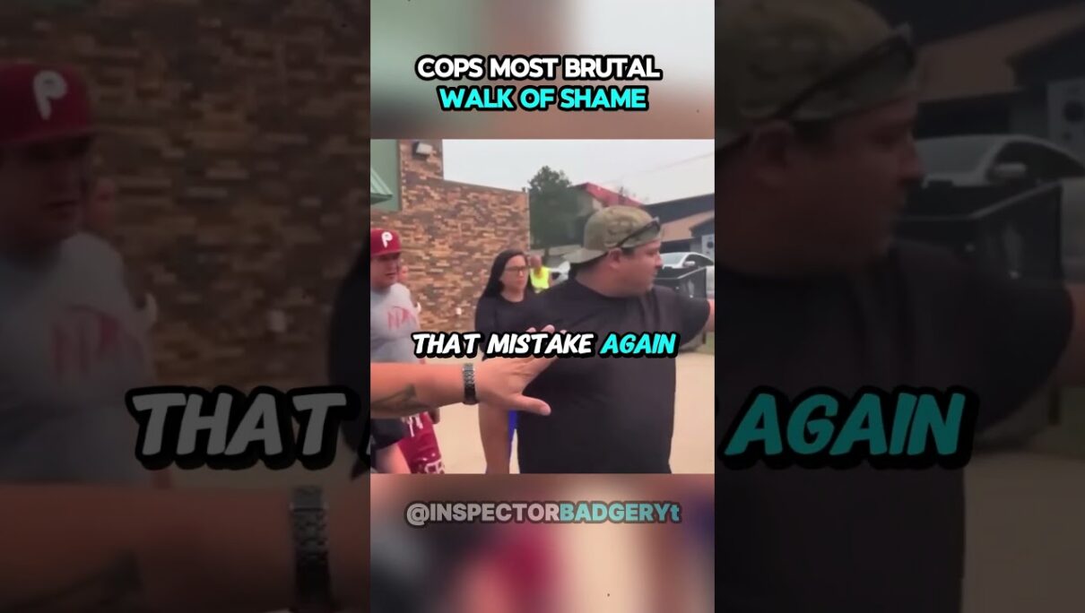 COPS MOST BRUTAL WALK OF SHAME 😱