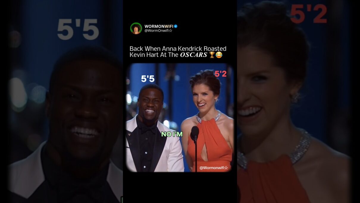Back in (2016) when Anna Kendrick Roasted Kevin Hart at the oscars.