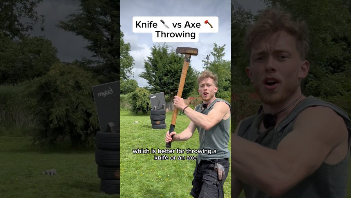 Throwing axes vs knives