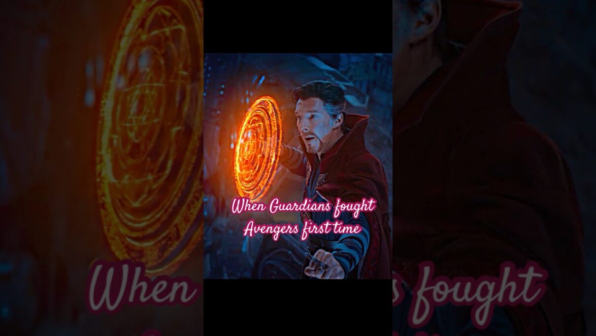 When Guardians fought Avengers first time #shortvideo#foryou#movie