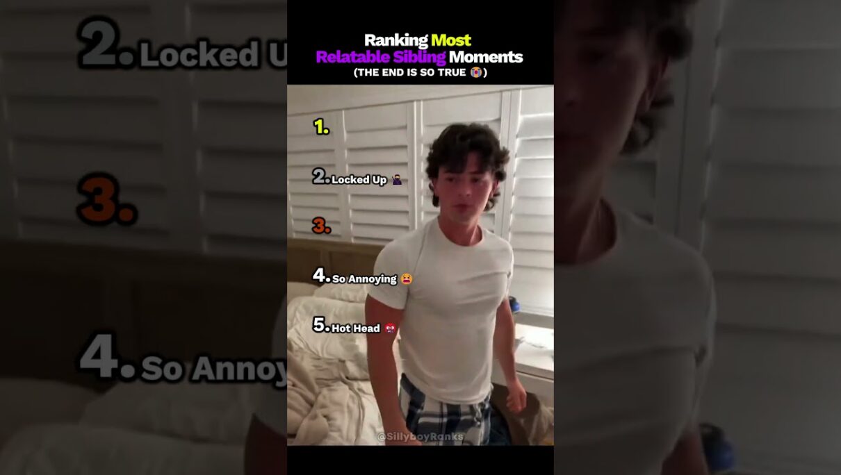 Ranking Relatable Sibling Moments Pt. 16
