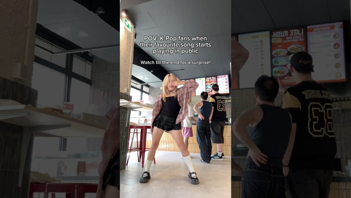 Thank you Rush Hour Eatery for letting me dance inside :) #kpop #public #dance #illit #itsme