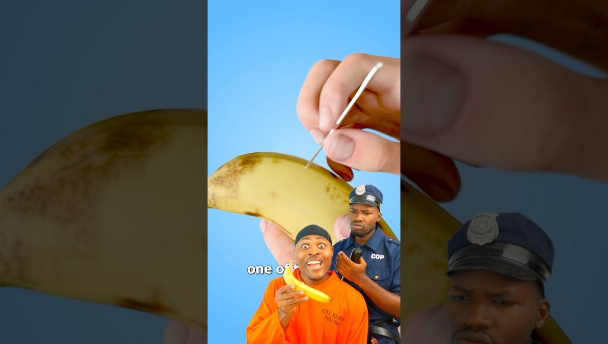 Banana Peeling Hack! 🍌 @zackdfilms