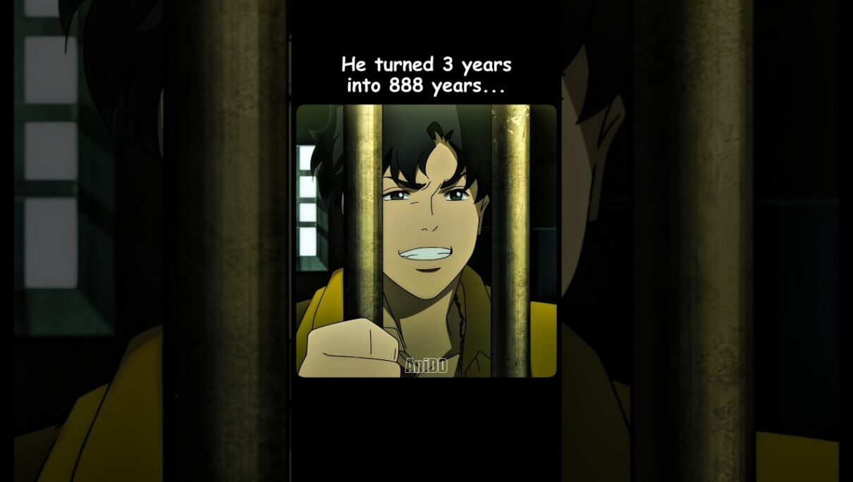 He turned 3 years into 888 years 😭⛓️ #anime #shorts