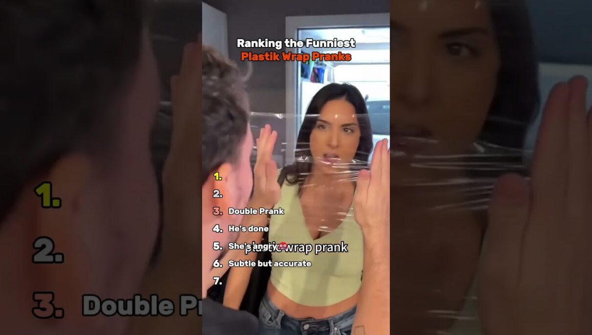 Ranking the Funniest Plastic Wrap Pranks🤣