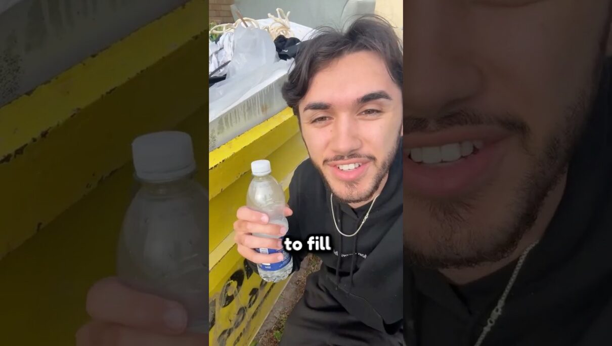 He filled his bath with prime… #shorts #shortsfeed #youtubeshorts #cringe #lifehack #comedy #funny
