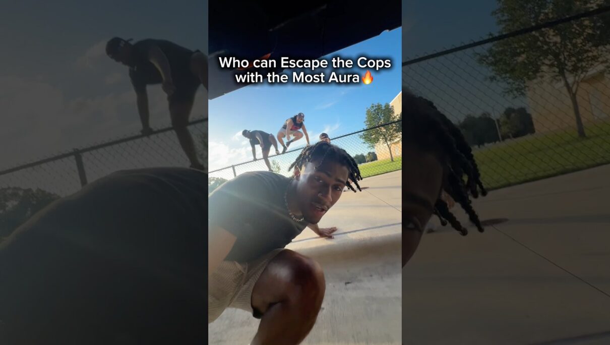 Who Can Escape the Cops with the Most Aura? 🔥@aydonholley @pronobi1