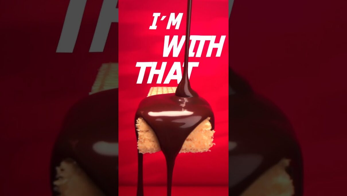 I shot a chocolate commercial at home