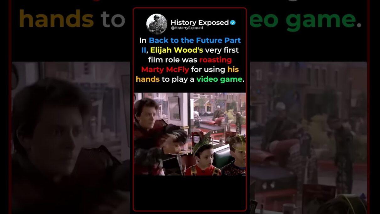 Elijah Wood’s First Movie Role Was Absolutely Savage 😂🎮