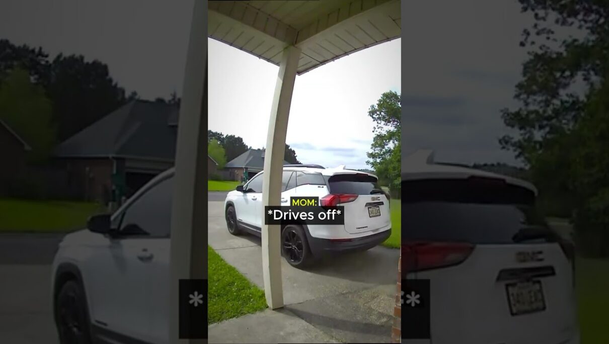 Mom Accidentally Leaves Her Daughter to School