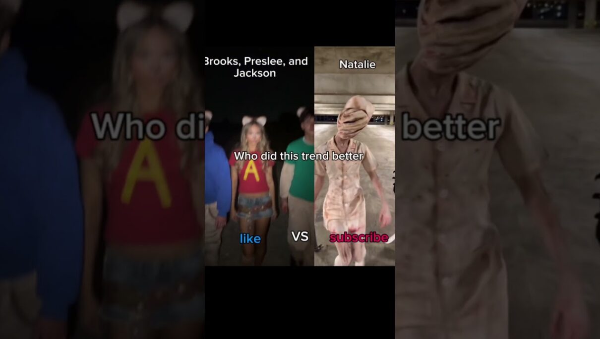 Who did this trend better | #brooksharvey #jacksonharvey #presleefaith #nataliereynolds #fyp #viral