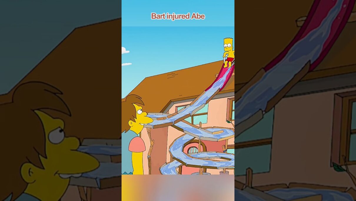 Bart injured Abe #ly7U #foryou #simpsons #shorts