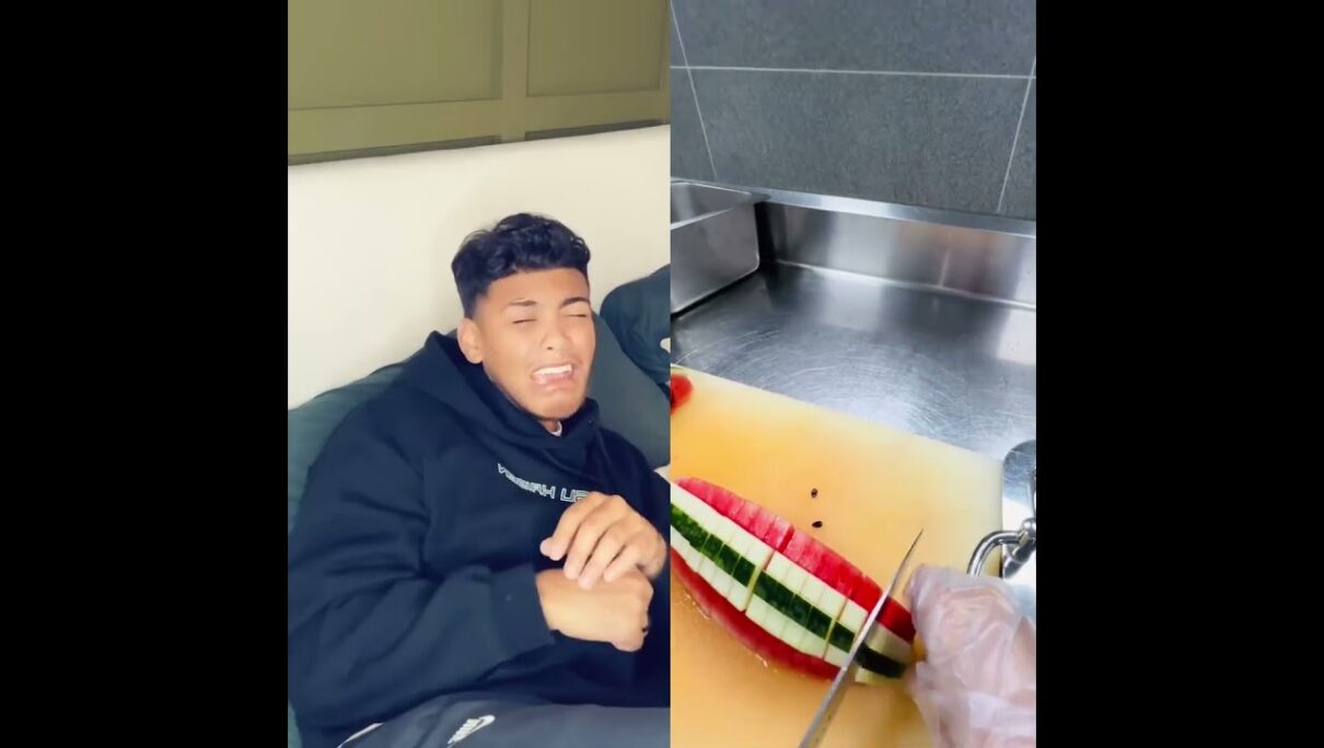 Lil sister gets brother in trouble