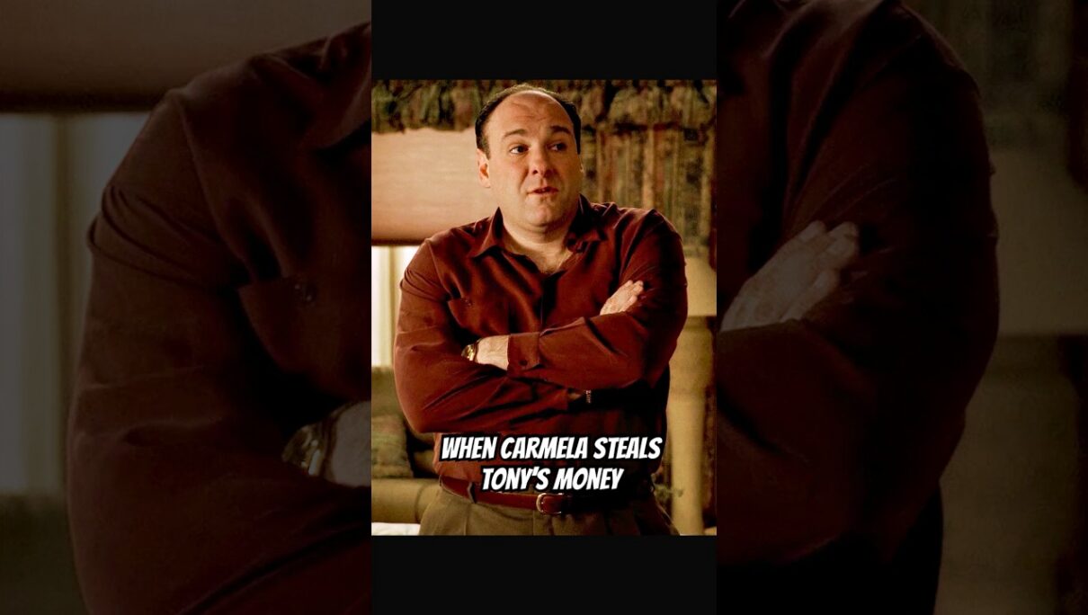 When Carmela steals Tony’s money  #foryou #thesopranos #series #shorts #drama