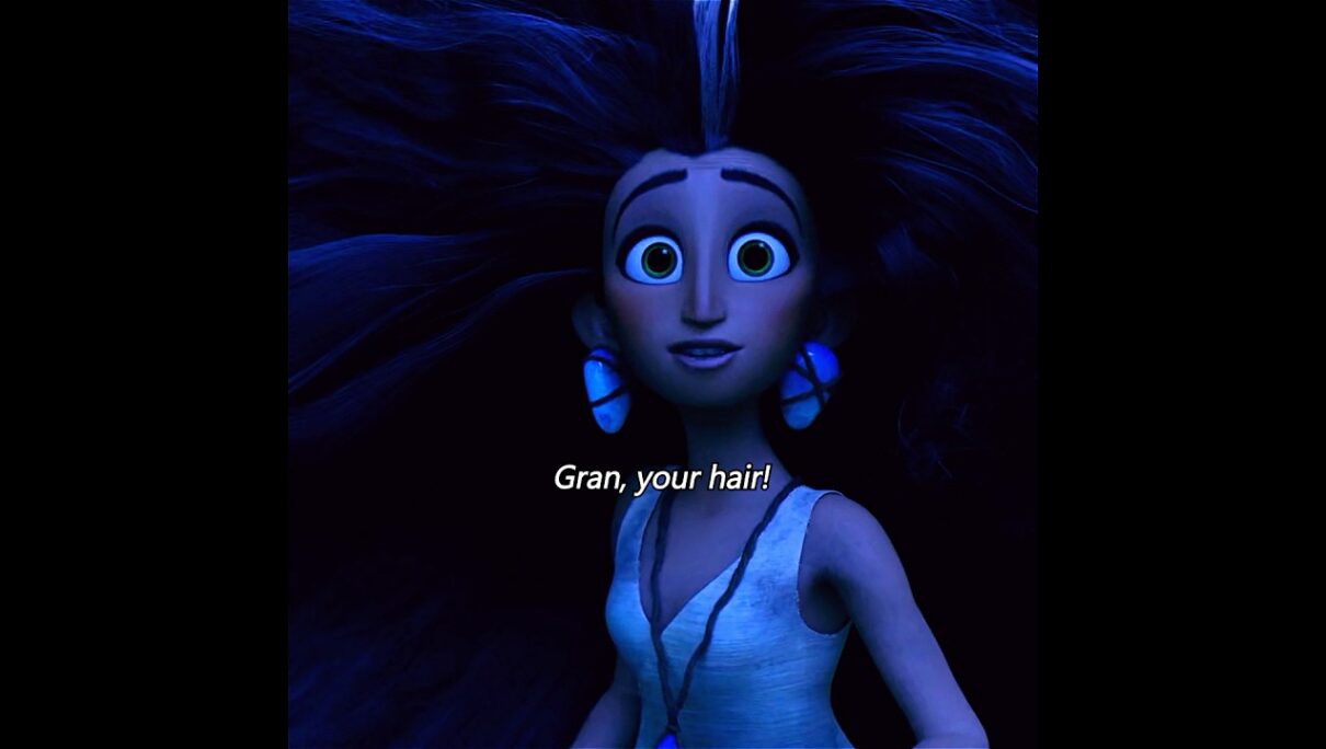 Mrs. Betman’s Wild Hair.#shorts #viral #thecroods #cartoon #trending