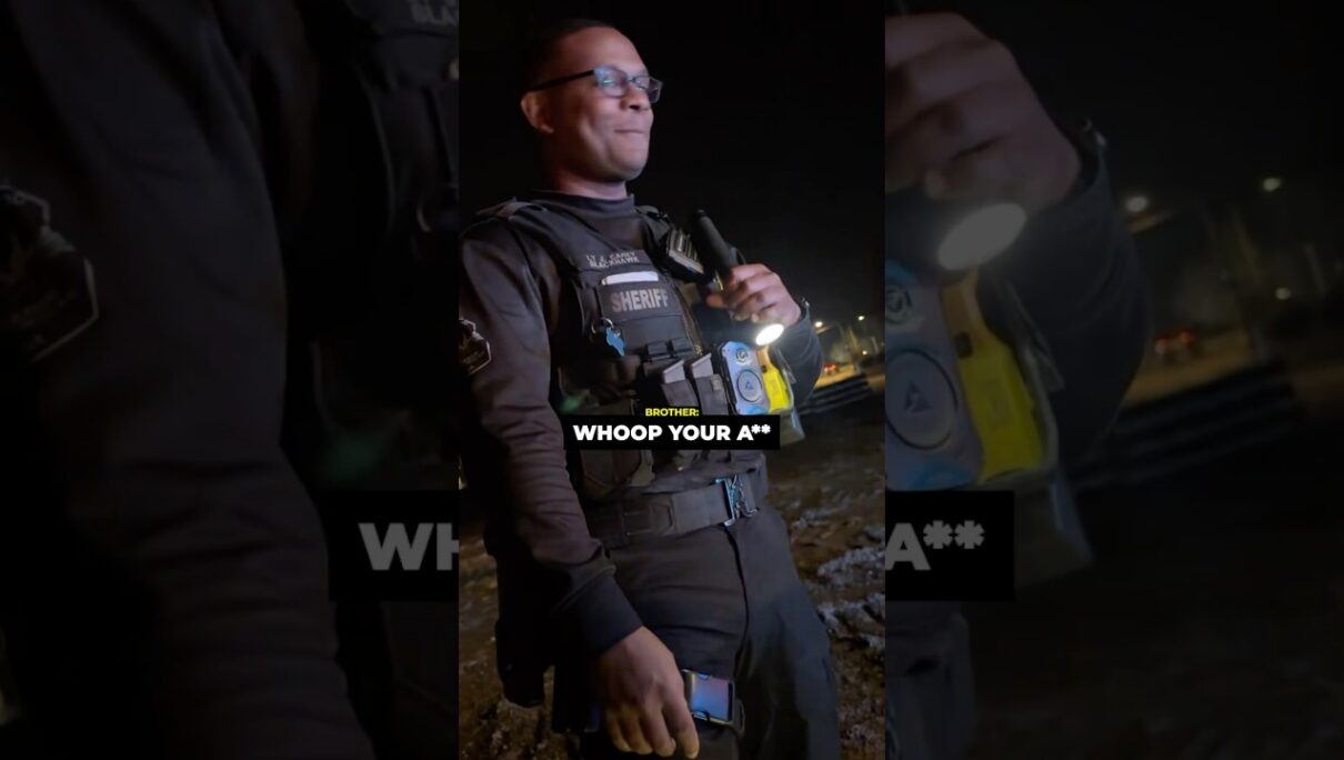 Officer Is More Scared of His Mom Than the Law 😂🚔