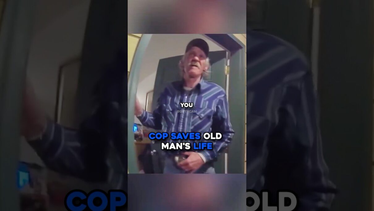 Cop Saves Old Man’s Life🙌❤️